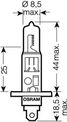 Osram 64150CBI-HCB Снят, замена 64150cbn-hcb Комплект ламп H1 12V 55W P14.5s cool blue intense цветовая температура 4200к 2шт.(1к-т) - 1