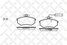 Stellox 145 012-SX Колодки дисковые п. Audi 80 1.8i-1.9TD 8 | перед | - 1