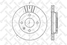 Stellox 6020-2528V-SX Диск торм. пер. Ford Escort/Fiesta 1.4-1 | перед | - 1