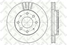Stellox 6020-3025V-SX Диск торм. пер. Mitsubishi Space Wagon/R | перед | - 1