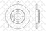 Stellox 6020-9933-SX Диск торм. пер. VW Golf/Passat 1.1 81> | перед | - 1