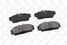 Stellox 715 010B-SX Колодки диск. п. с антискрип. пл. Nissan | перед | - 1