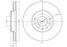 Metelli 23-0608C Тормозной диск | перед | - 1