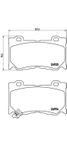 Brembo P 56 089 Колодки тормозные дисковые | перед | - 1