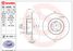 Brembo 08.A336.11 Диск тормозной UV Coated | зад | - 2