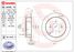 Brembo 08.A446.11 Диск тормозной UV Coated | зад | - 2