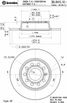 Brembo 08.B413.11 Диск тормозной UV Coated | зад | - 1