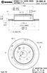 Brembo 09.8969.20 Снят, замена 09.8969.21 Диск тормозной Standard | зад | - 1
