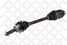 Stellox 158 1878-SX Привод правый 574mm ABS KIA | перед | - 2