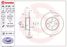 Brembo 08.3126.11 Диск тормозной UV Coated | зад | - 1