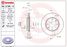 Brembo 09519611 Диск тормозной UV Coated | перед | - 1