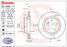 Brembo 09.A358.11 Диск тормозной UV Coated | зад | - 2