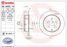 Brembo 08.A335.11 Диск тормозной UV Coated | зад | - 2