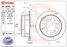 Brembo 09.9086.11 Диск тормозной UV Coated | зад | - 2