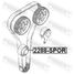 Febest 2288-SPOR Ролик обводной ремня ГРМ - 2