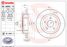 Brembo 08.A863.11 Диск тормозной | зад | - 2
