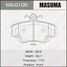 Masuma MS-0105 Колодки тормозные дисковые | перед | - 1
