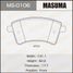 Masuma MS-0106 Колодки тормозные дисковые | перед | - 1