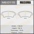 Masuma MS-0115 Колодки тормозные дисковые | перед | - 1