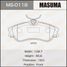 Masuma MS-0118 Колодки тормозные дисковые | перед | - 1