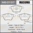 Masuma MS-0137 Колодки тормозные дисковые | перед | - 1