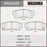 Masuma MS-0302 Колодки тормозные дисковые | перед | - 1