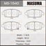 Masuma MS-1540 Колодки тормозные дисковые | перед | - 1