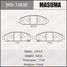Masuma MS1902 Колодки тормозные | перед | - 1