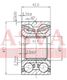 Asva DAC35770042 Подшипник ступицы колеса (комплект) | зад | - 2