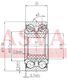 Asva DAC38740036-33 Снят с производства Подшипник ступицы колеса (комплект) | зад лев | - 2