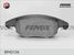Fenox BP43134 Колодки тормозные дисковые | перед прав/лев | - 1