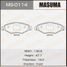 Masuma MS0114 Колодки тормозные дисковые | перед | - 1
