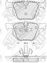NIBK PN0092 Снят, замена pn0092w Колодки тормозные дисковые | зад | - 1