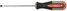 Ombra 750410 Отвертка стержневая шлицевая round grip, SL4x100 мм - 2
