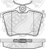 NIBK PN0468 Колодки тормозные дисковые | зад | - 1