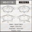 Masuma MS0119 Колодки тормозные дисковые | перед | - 1