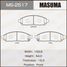 Masuma MS2517 Колодки тормозные | перед | - 1