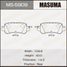 Masuma MS5909 Колодки тормозные | зад | - 1