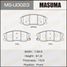 Masuma MSU0023 Колодки тормозные дисковые | перед | - 1