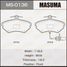 Masuma MS-0136 Колодки тормозные дисковые | перед | - 1
