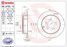 Brembo 08.A755.11 Диск тормозной UV Coated | зад | - 2
