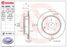 Brembo 09.B265.11 Диск тормозной UV Coated | зад | - 1