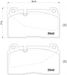 Brembo P 85 123 Колодки тормозные дисковые | перед | - 1