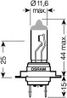 Osram 64210NR1-01B Снят, замена 64210nl-01b Лампа H7 12V 55W PX26d night racer 110 +110% больше света 1 шт. - 1