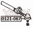 Asva 0121-087 Наконечник поперечной рулевой тяги | перед | - 1