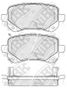 NIBK PN53002 Колодки тормозные дисковые | зад | - 2