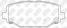 NIBK PN53005 Колодки тормозные дисковые | зад | - 1