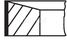 Mahle 011 RS 00107 0N2 Колец поршневых комплект - 2