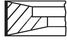 Mahle 061 77 N0 Колец поршневых комплект - 3