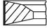 Mahle 061 RS 00110 0N0 Колец поршневых комплект - 3